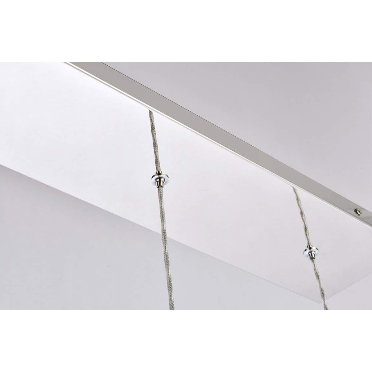 Luxury Hana 5-Light Chrome Pendant Light Fixture for Living Room, Kitchen, Bedroom & Hallway - Modern Ceiling Lighting for Dining Room, Foyer & Home Decor