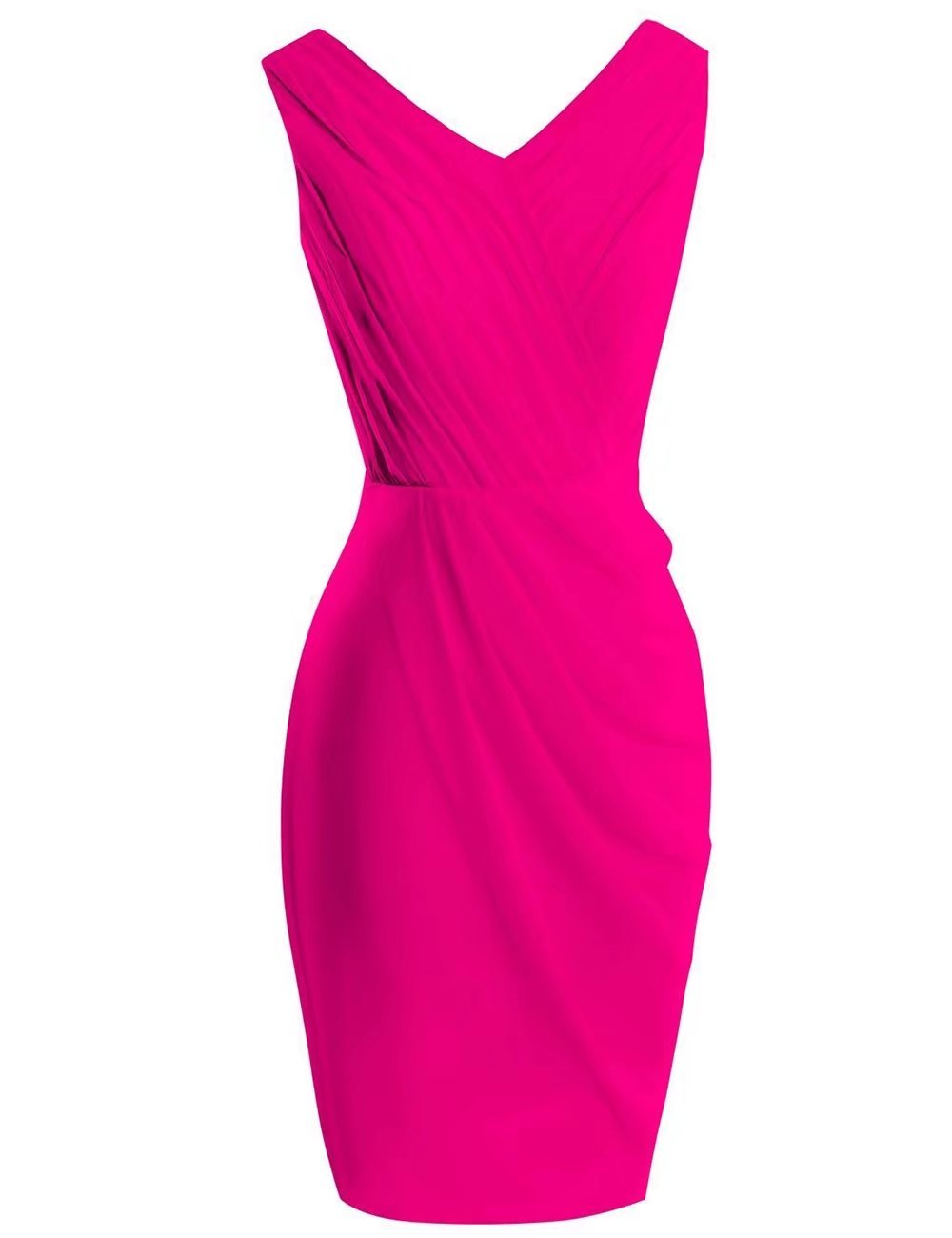 Elegant V-Neck Pleated Mother of the Bride Dress - Wedding Guest Gown for Women - Perfect for Evening Ceremonies, Receptions & Special Occasions