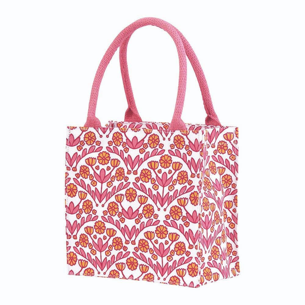 Blaire Pink Itsy Bitsy Reusable Gift Bag Tote - Eco-Friendly Shopping & Party Favor Bag for Weddings, Baby Showers & Birthday Gifts
