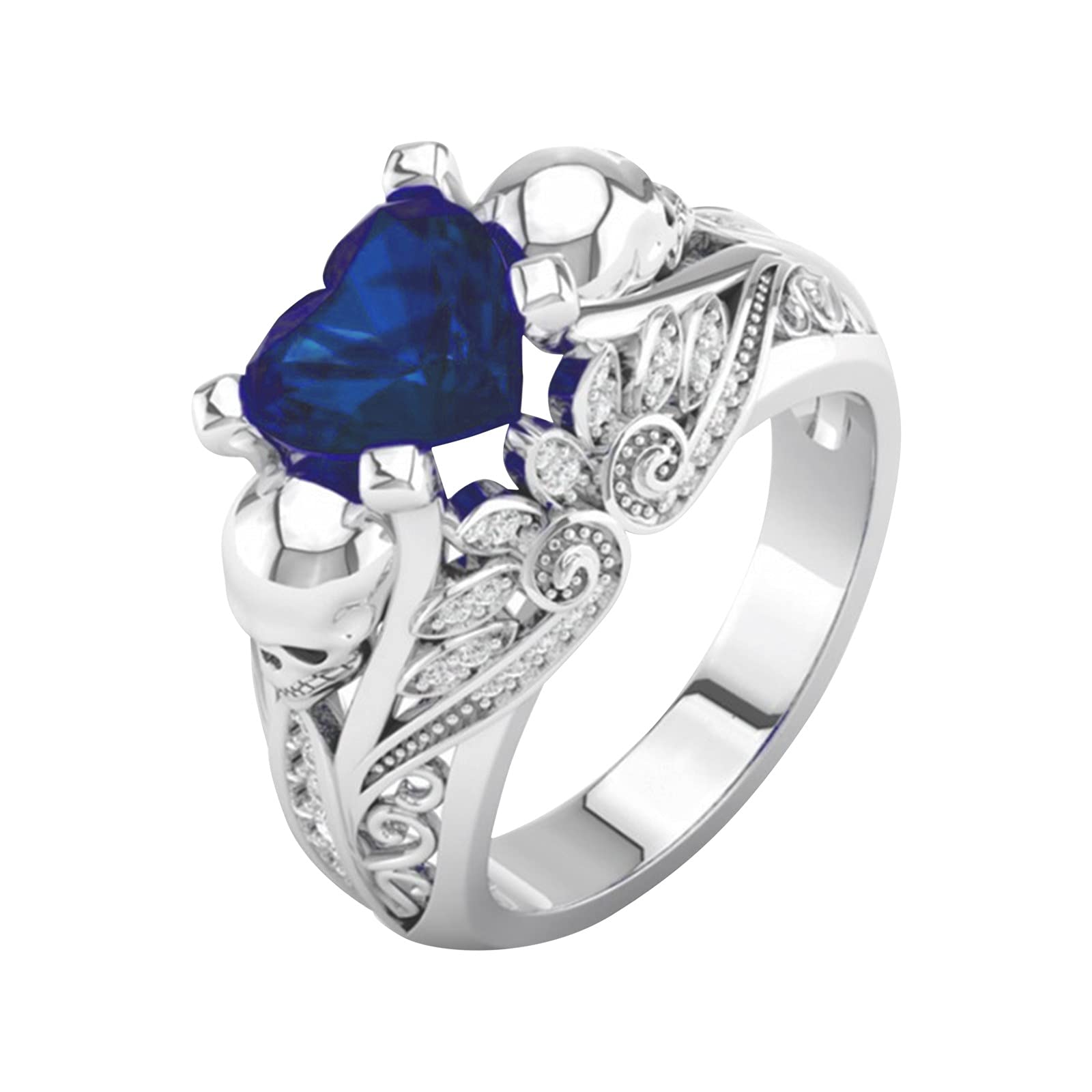 Colorful Zircon Wedding Rings for Women - Alloy Fashion Jewelry Size 6-10 - Elegant Gift for Girlfriend, Bride & Anniversary - Perfect for Engagement, Party & Special Occasions