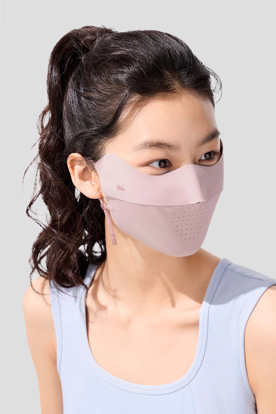 UPF50+ Lightweight Seamless Eye Shield Sun Mask for Outdoor Sports & Driving - AL203 Sun Protection for Running, Cycling, Hiking