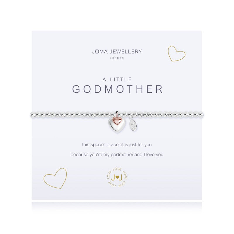 Joma Jewellery Bracelet - A Little Godmother Charm Bracelet for Women | Elegant & Stylish Gift for Birthdays, Anniversaries & Special Occasions