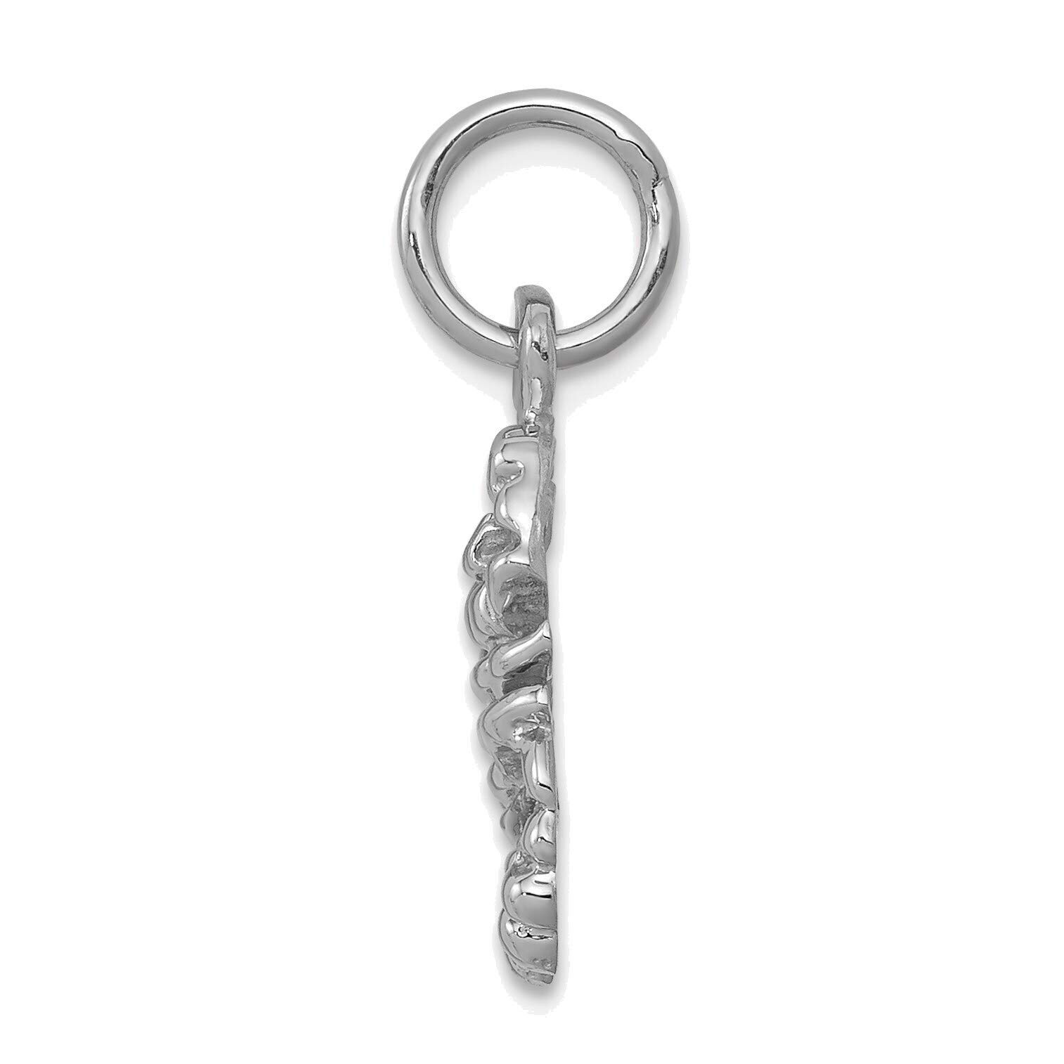 10kt White Gold Scorpion Charm Pendant - Perfect for Gifts & Zodiac Jewelry