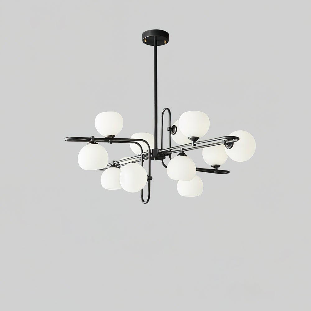 Elegant Lexington Chandelier - Modern Crystal Ceiling Light Fixture for Dining Room, Living Room & Bedroom | Energy Efficient LED Lighting for Home Decor