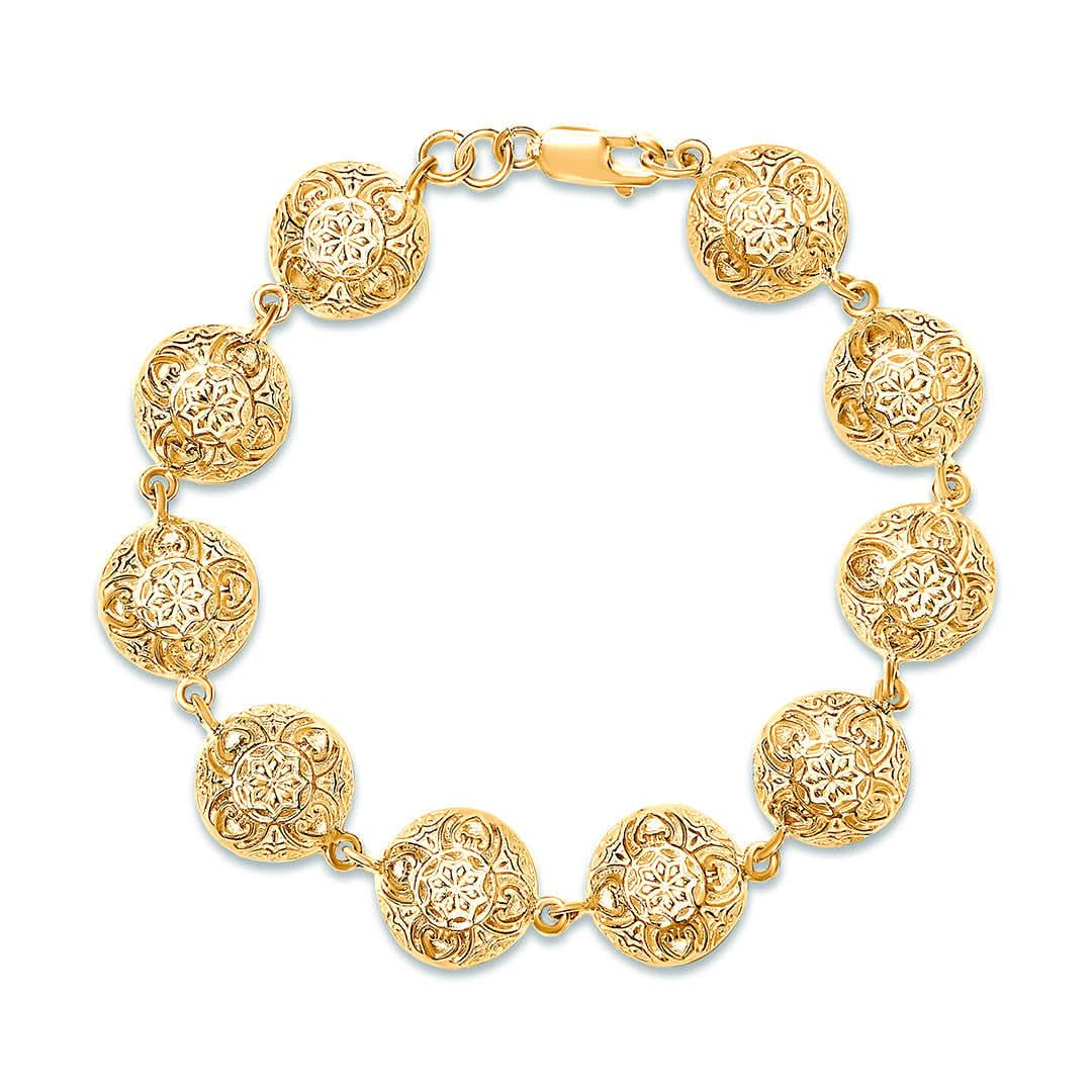 Memory Keeper Bracelet - Engravable Gold Charm Bracelet for Women | Personalized Jewelry Gift for Mom, Wife, Daughter | Perfect for Anniversaries, Birthdays & Special Occasions
