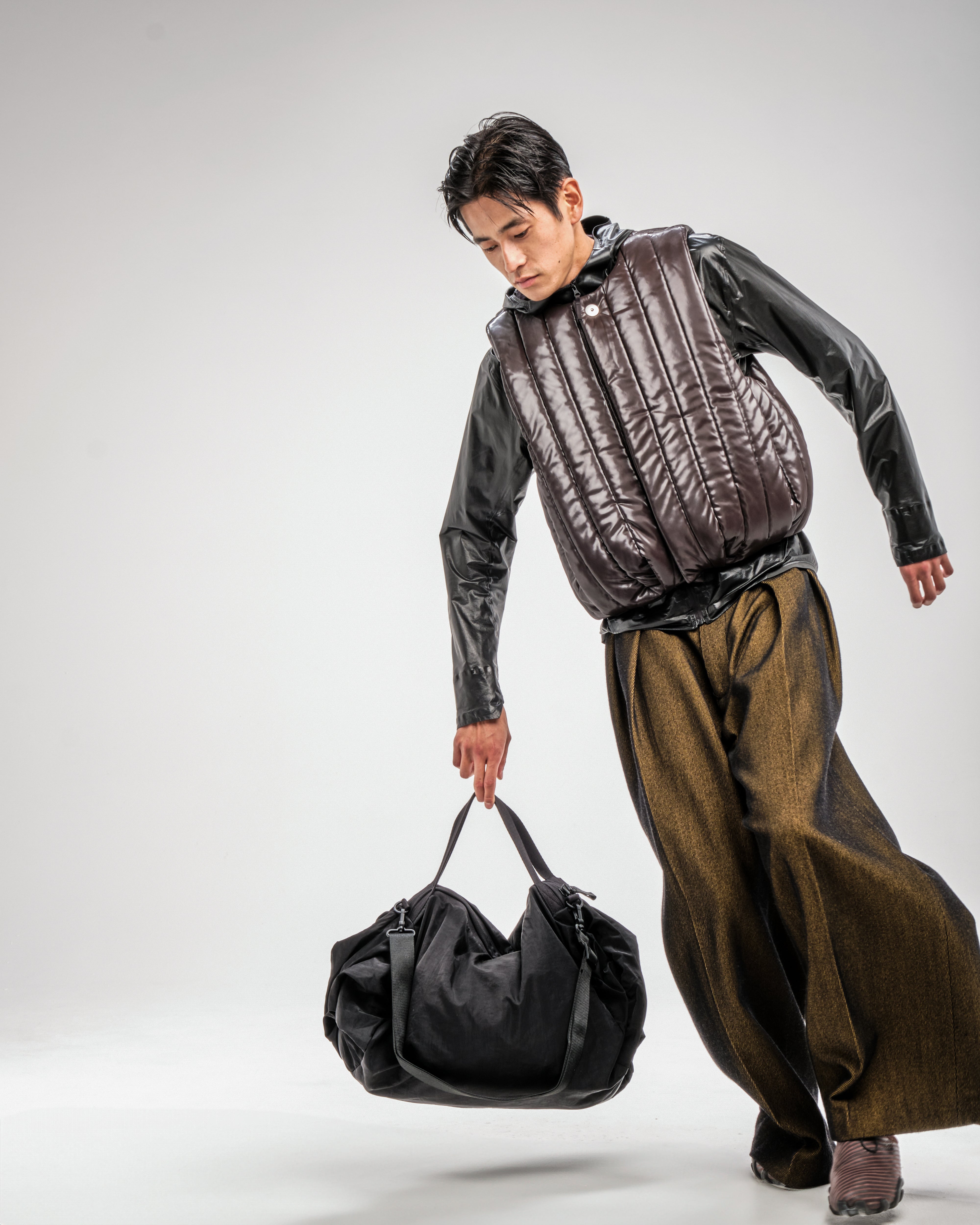 Cote & Ciel Obed Smooth Duffle Bag - Waterproof Travel Duffel with Laptop Compartment | Perfect for Business Trips, Gym & Weekend Getaways
