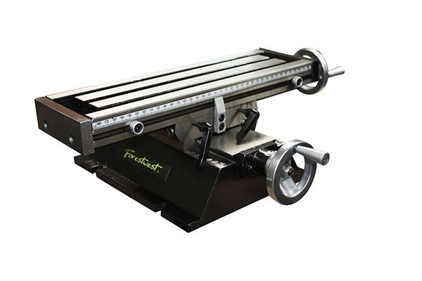 Precision Cross Sliding Table BF 16 400x120mm - Heavy Duty Milling Machine Worktable for Metalworking & Woodworking - Perfect for CNC, Drilling, and Engraving Projects
