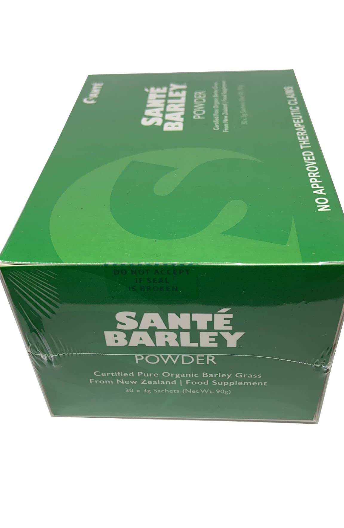 Organic Pure Barley Powder from New Zealand - 30 Sachets per Box | Natural Energy Boost & Detox Supplement for Smoothies, Baking & Wellness Drinks