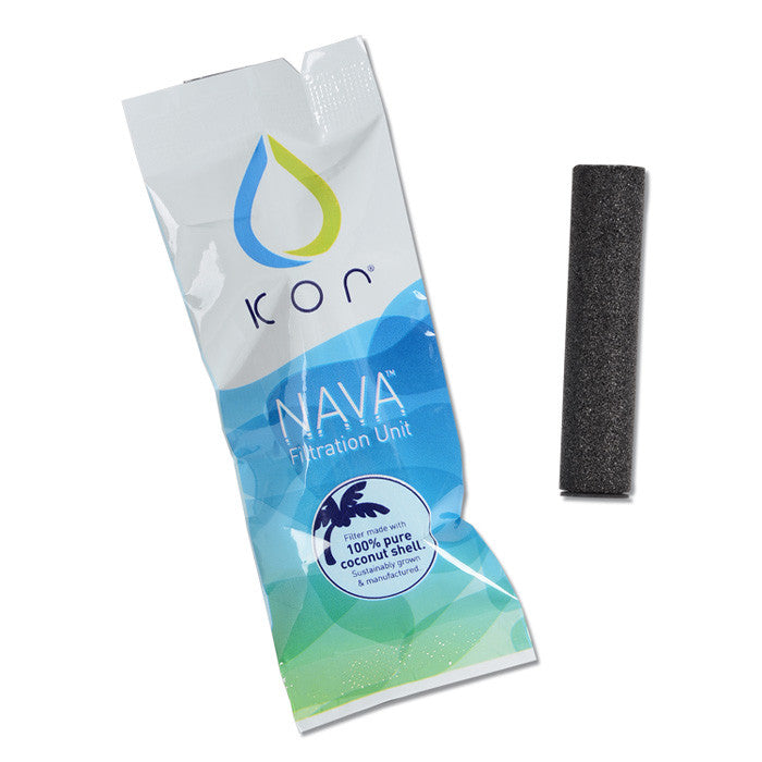 KOR Nava Replacement Water Filters - Compatible with KOR Nava Water Bottles | BPA-Free & Eco-Friendly | Perfect for Travel, Gym, and Outdoor Activities