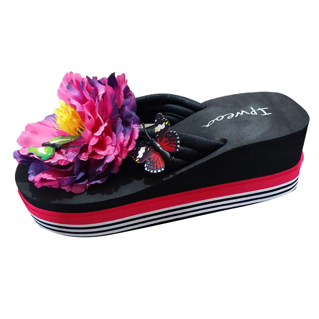 Women's Comfortable Flat Sandals for Beach & Summer - Pearl Accent Casual Sandals - Size 11 | Perfect for Vacation, Walking & Outdoor Activities