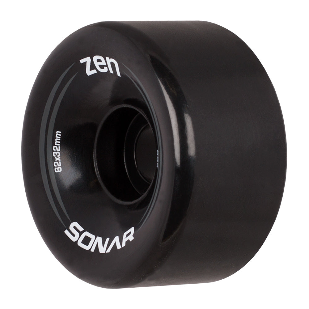 Radar Zen 62mm Quad Skateboard Wheels 4 Pack - Perfect for Cruising, Street Skating & Longboard Riding