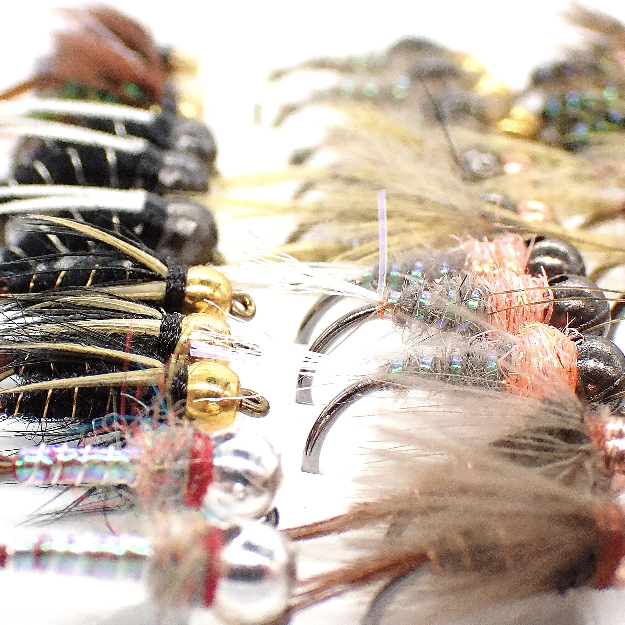 Colorado Fly Supply Thin Mint Woolly Bugger Fly Fishing Streamers - Premium Trout Bass Bluegill Streamer Flies for Fly Fishing - Perfect for Freshwater Fishing and Fly Box Collection