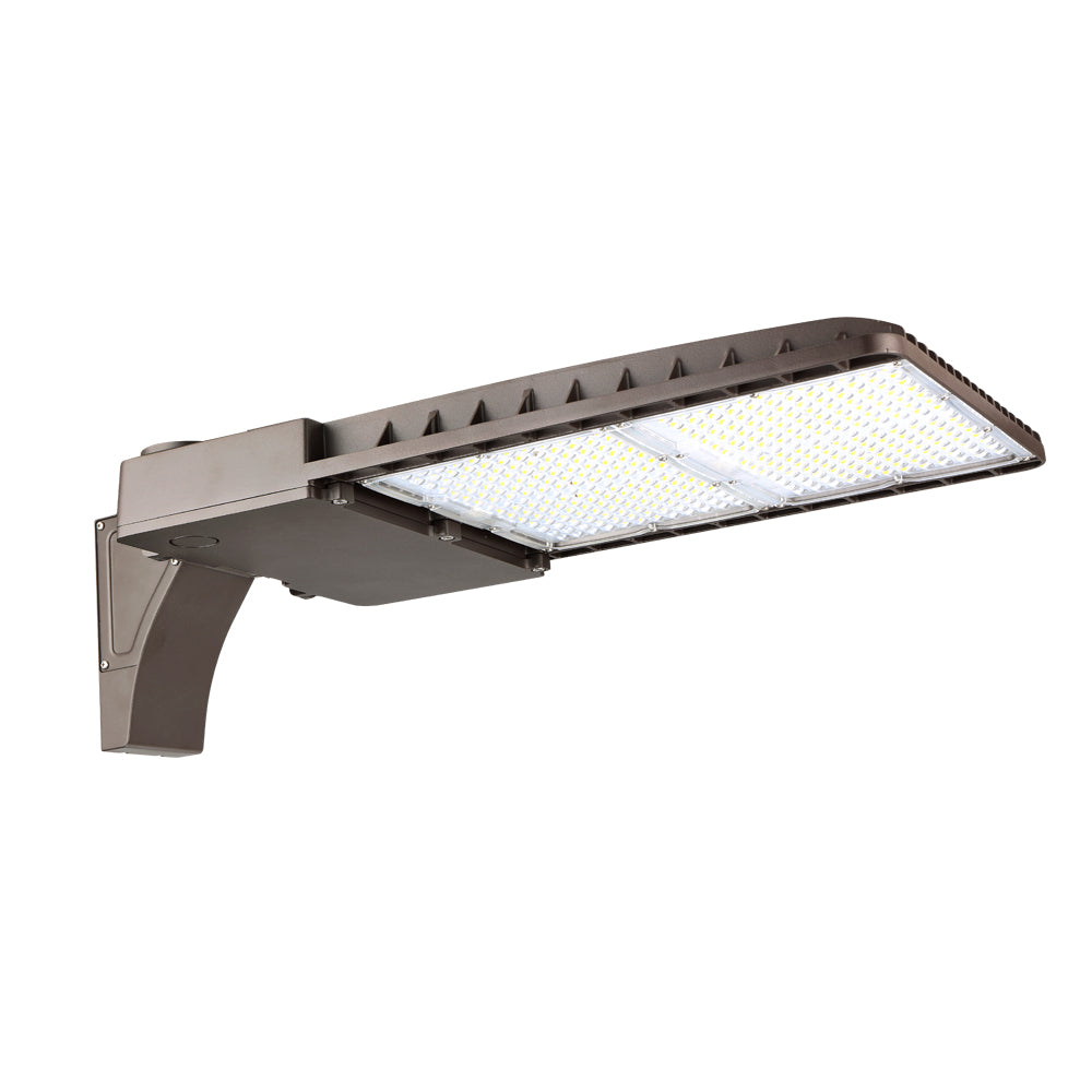 Konlite 300W LED Outdoor Area Light - Type III, 347-480V, 42,000 Lumens, 5000K Daylight White (1000W Equivalent) - Perfect for Parking Lots, Warehouses & Industrial Lighting