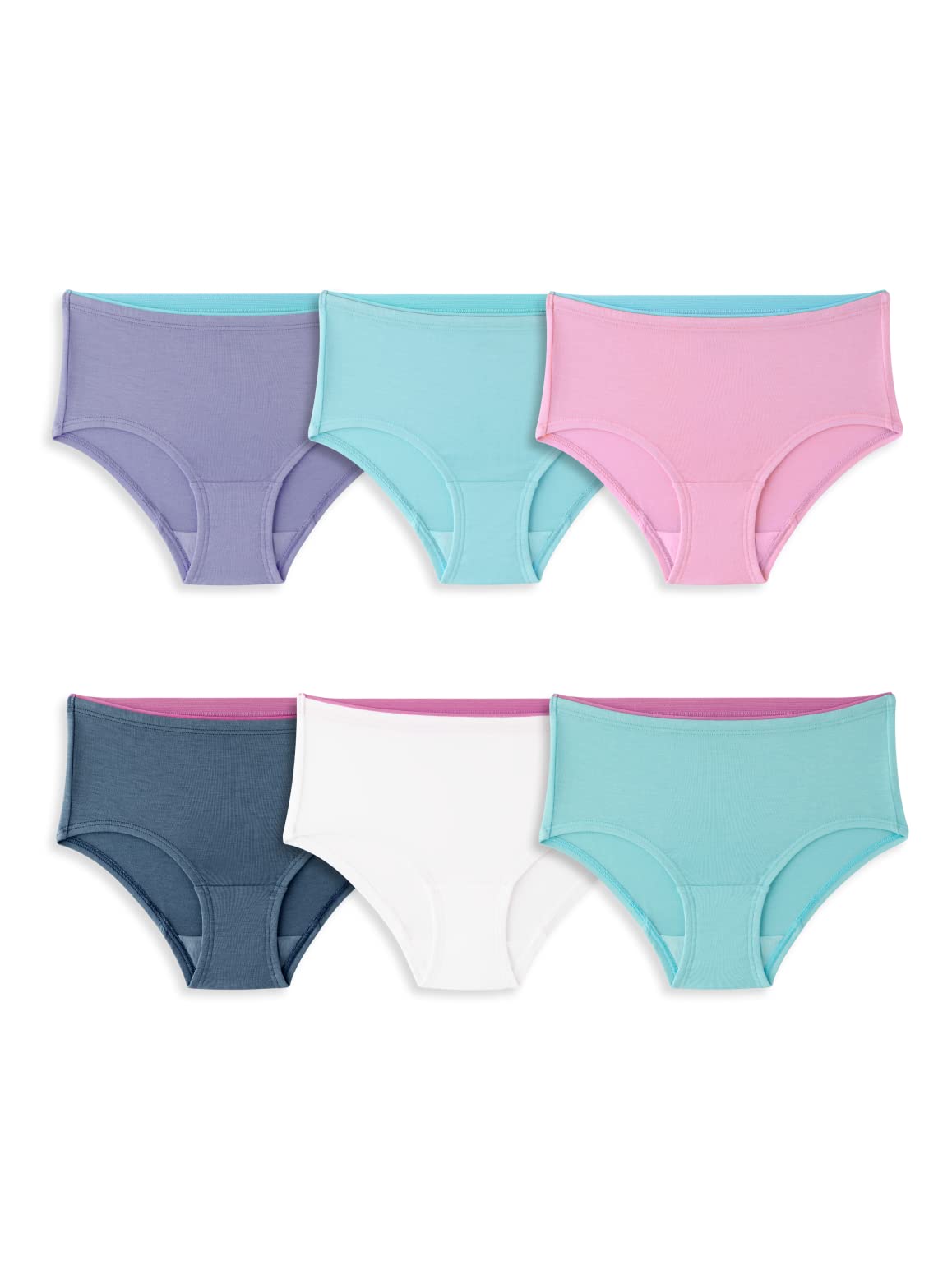 Fruit of the Loom Girls' 360° Stretch Modal Underwear - Soft Breathable Panties for Kids & Teens - Perfect for School, Sports & Everyday Comfort