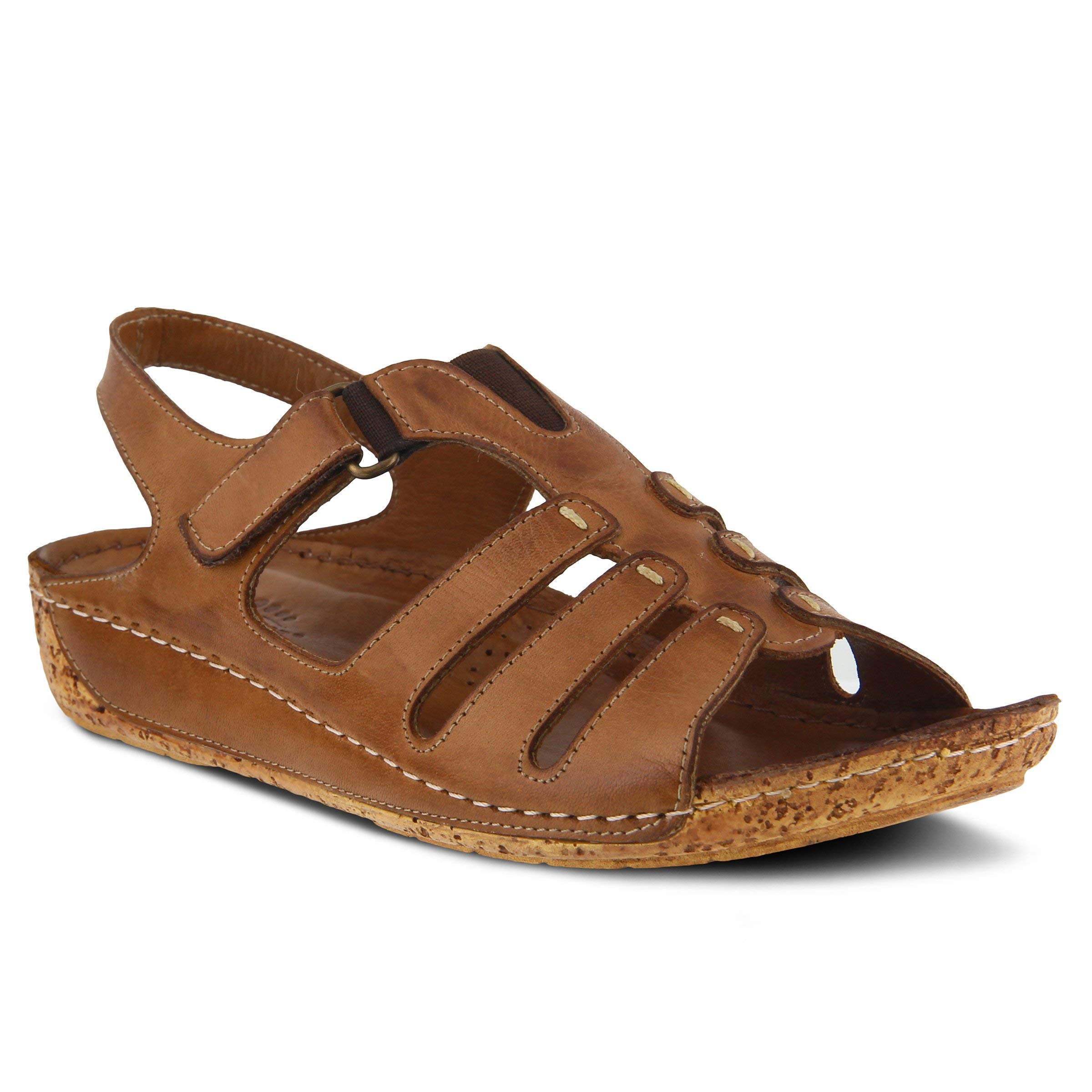 Spring Step Women's Evelin Comfortable Flat Sandals - Casual Summer Shoes for Walking, Beach & Outdoor Activities