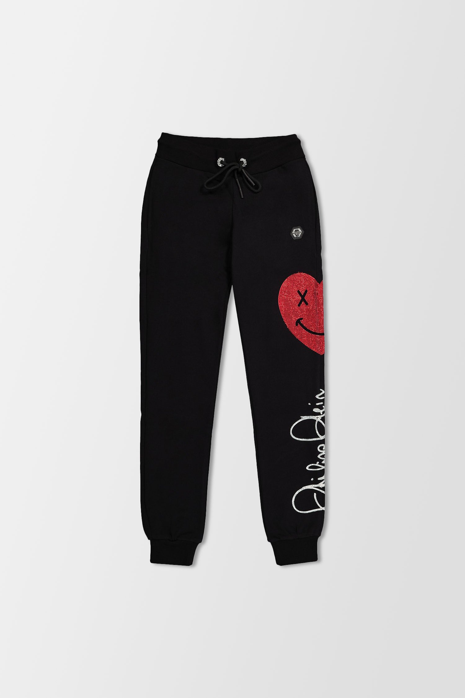 Philipp Plein Black Signature Jogging Pants for Men - Stylish Comfortable Running & Lounge Wear for Gym, Travel & Casual Outfits