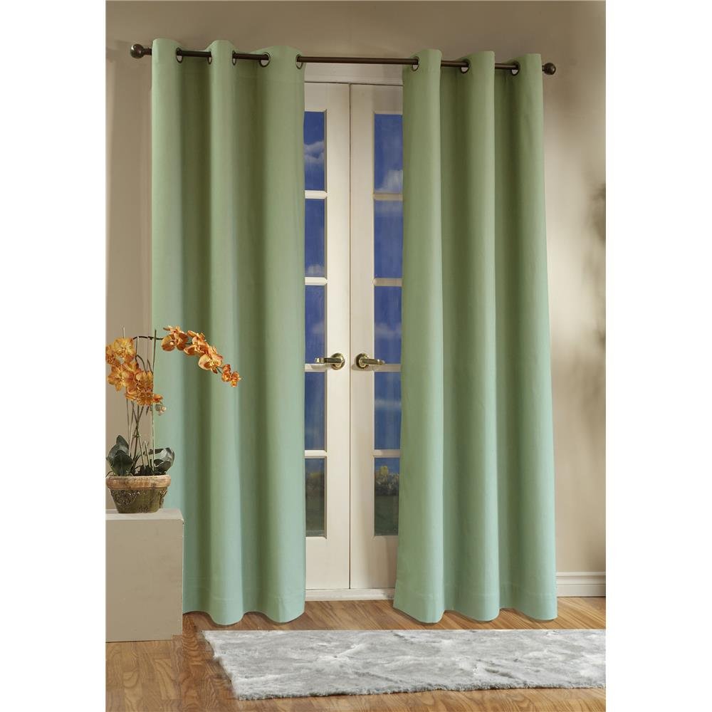 Weathermate Thermalogic Blackout Grommet Curtain Pair - Energy Efficient Insulated Window Drapes for Bedroom & Living Room - Noise Reducing & Light Blocking for Better Sleep & Privacy