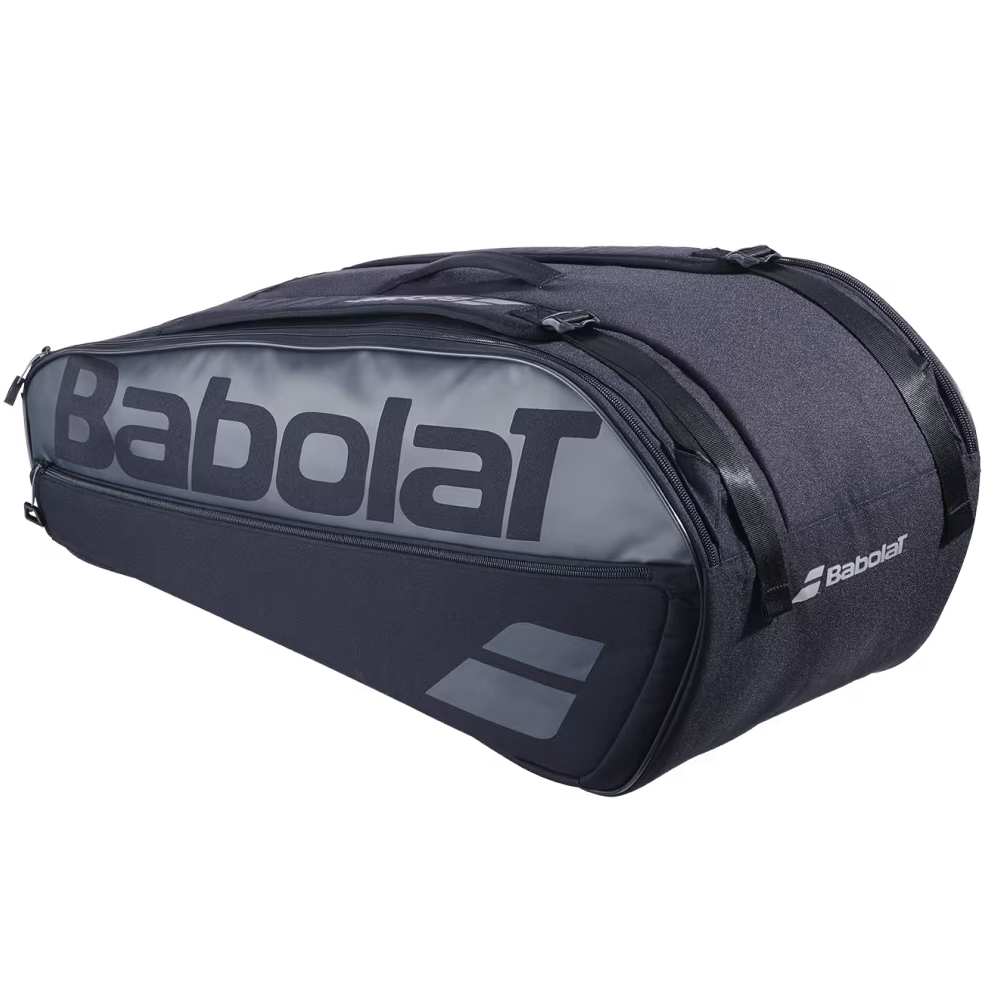 Babolat Evo Court L 9-Pack Tennis Racquet Bag - Black | Premium Tennis Gear for Players & Coaches | Perfect for Tournaments, Training & Court Storage