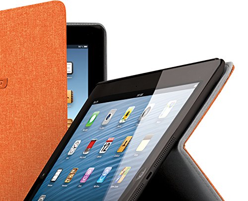 Solo New York Avenue Slim Case for iPad Air 10.9 Inch (2022/2020 Model) - Durable Lightweight Protective Cover with Auto Wake/Sleep - Orange - Perfect for Work, Travel & Everyday Use