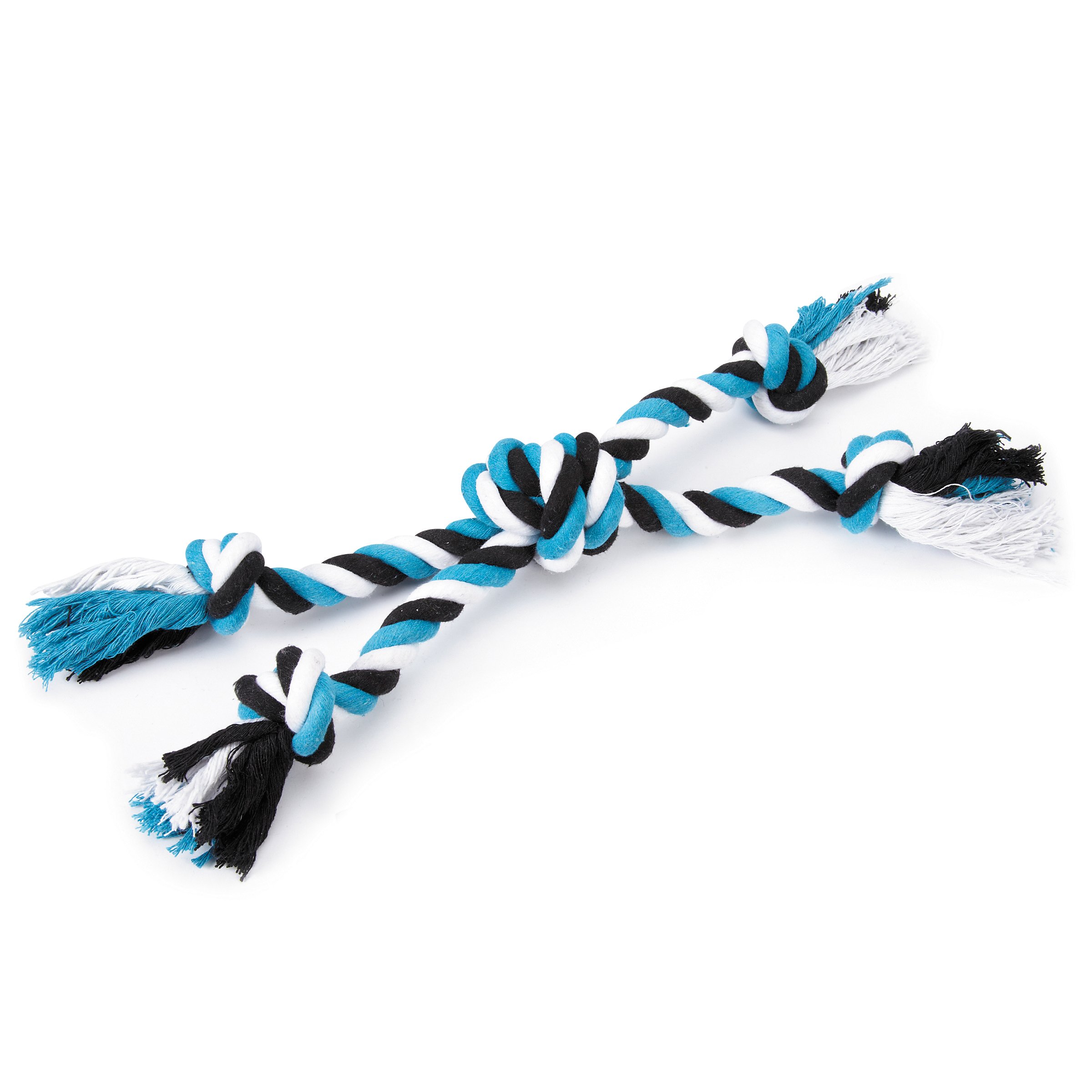 10-Piece Durable Rope Dog Toy Pack in Blue - Perfect for Chewing, Fetch & Training - Great for Small, Medium & Large Dogs