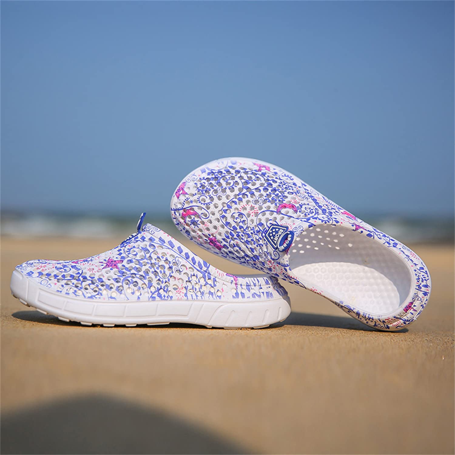 **Women's Garden Clogs - Breathable Water Shoes for Beach, Bathing & Walking - Comfortable Slip-On Slippers for Home, Travel & Outdoor Activities**