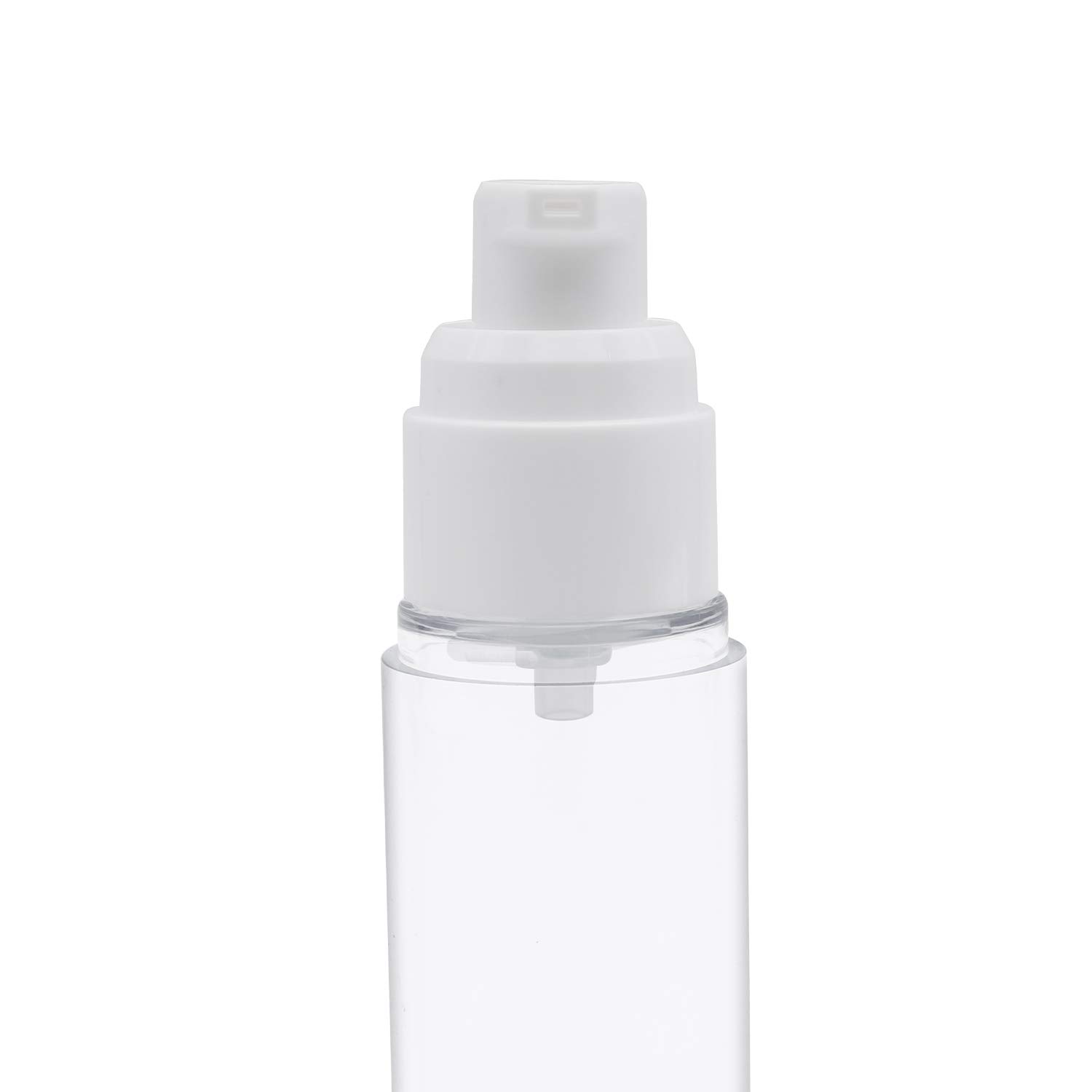 TrendBox 4oz Airless Pump Bottles for Travel - 4 Pack, Perfect for Lotions & Creams