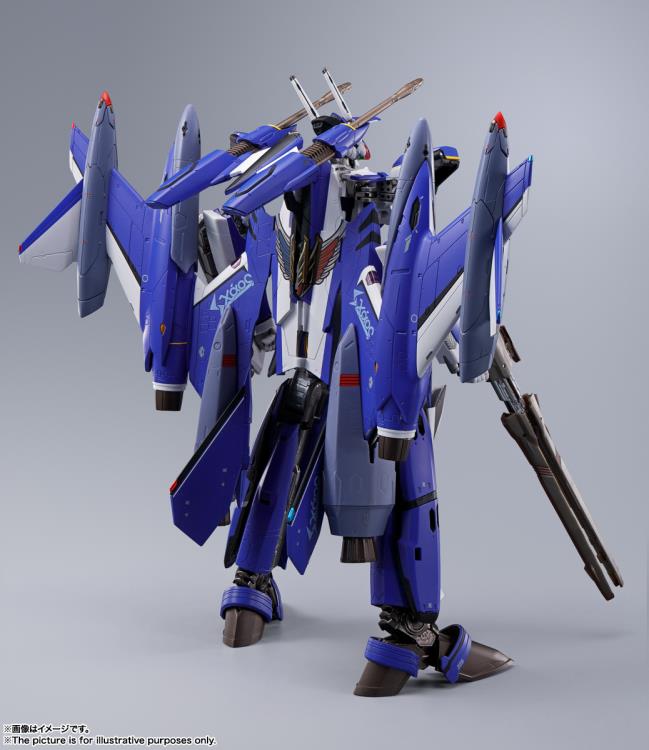 Bandai DX Chogokin Macross Delta YF-29 Durandal Valkyrie Maximilian Jenius Ver. Action Figure Toy - Collectible Robot Model for Anime Fans & Display
