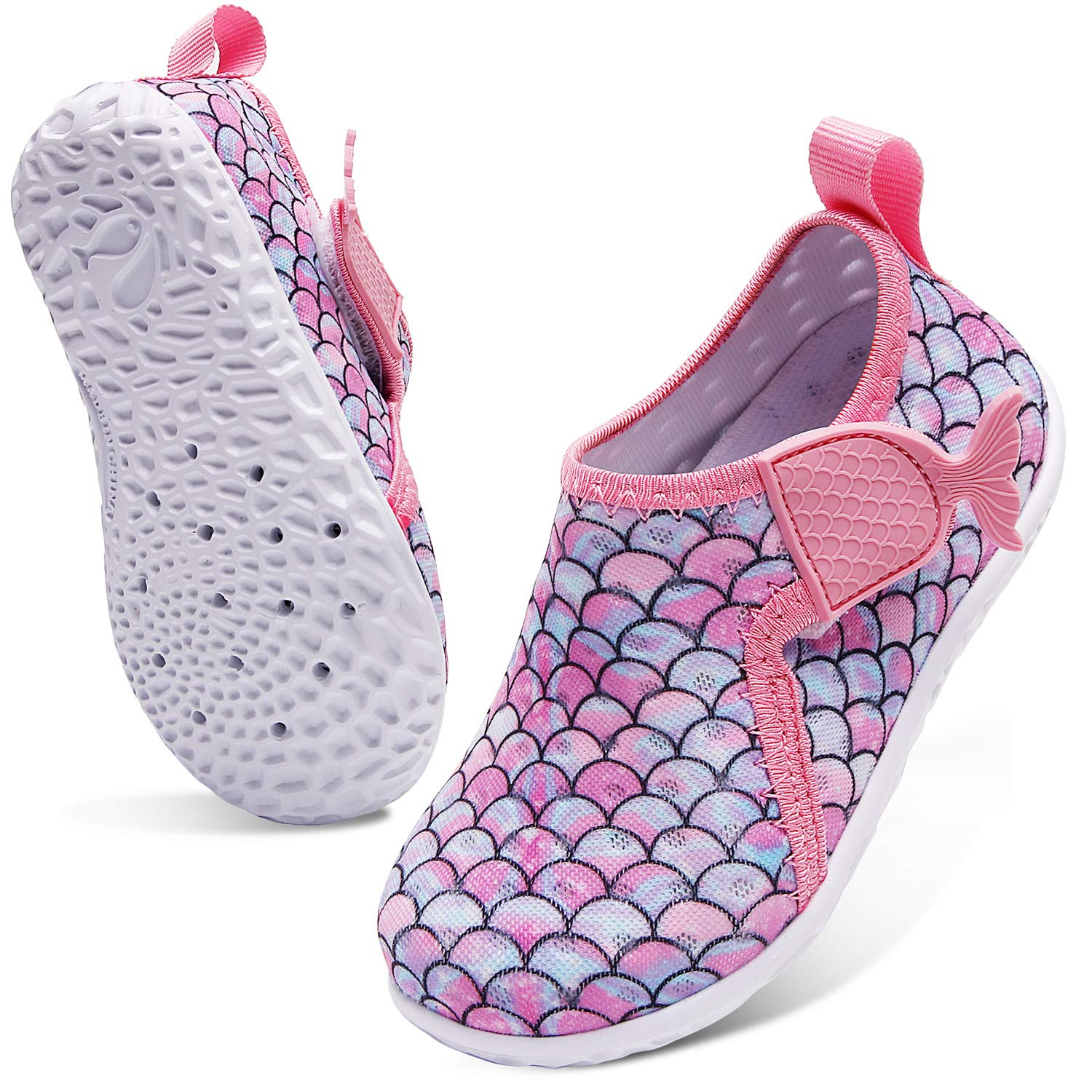 JOINFREE Toddler Water Shoes for Boys & Girls - Barefoot Breathable Sneakers for Walking, Running, Beach & Pool Play - Lightweight Kids Shoes for Outdoor Activities