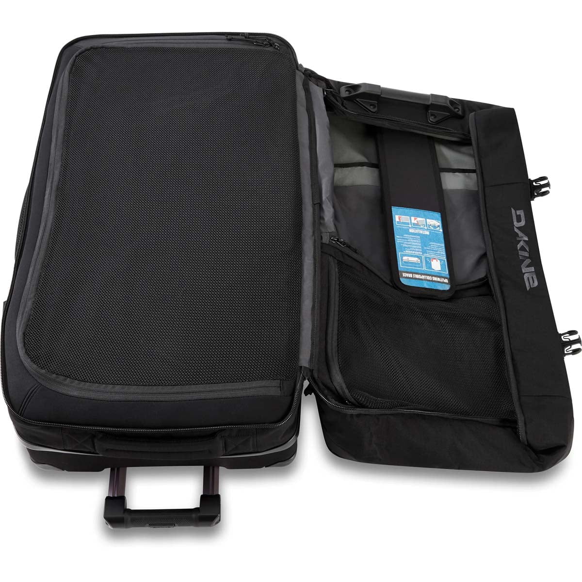 Dakine Split Roller Bag 110L - Large Travel Luggage with Wheels for Airplane, Sports Gear & Adventure Trips | Mulled Basil Color | Perfect for Camping, Snowboarding & International Travel