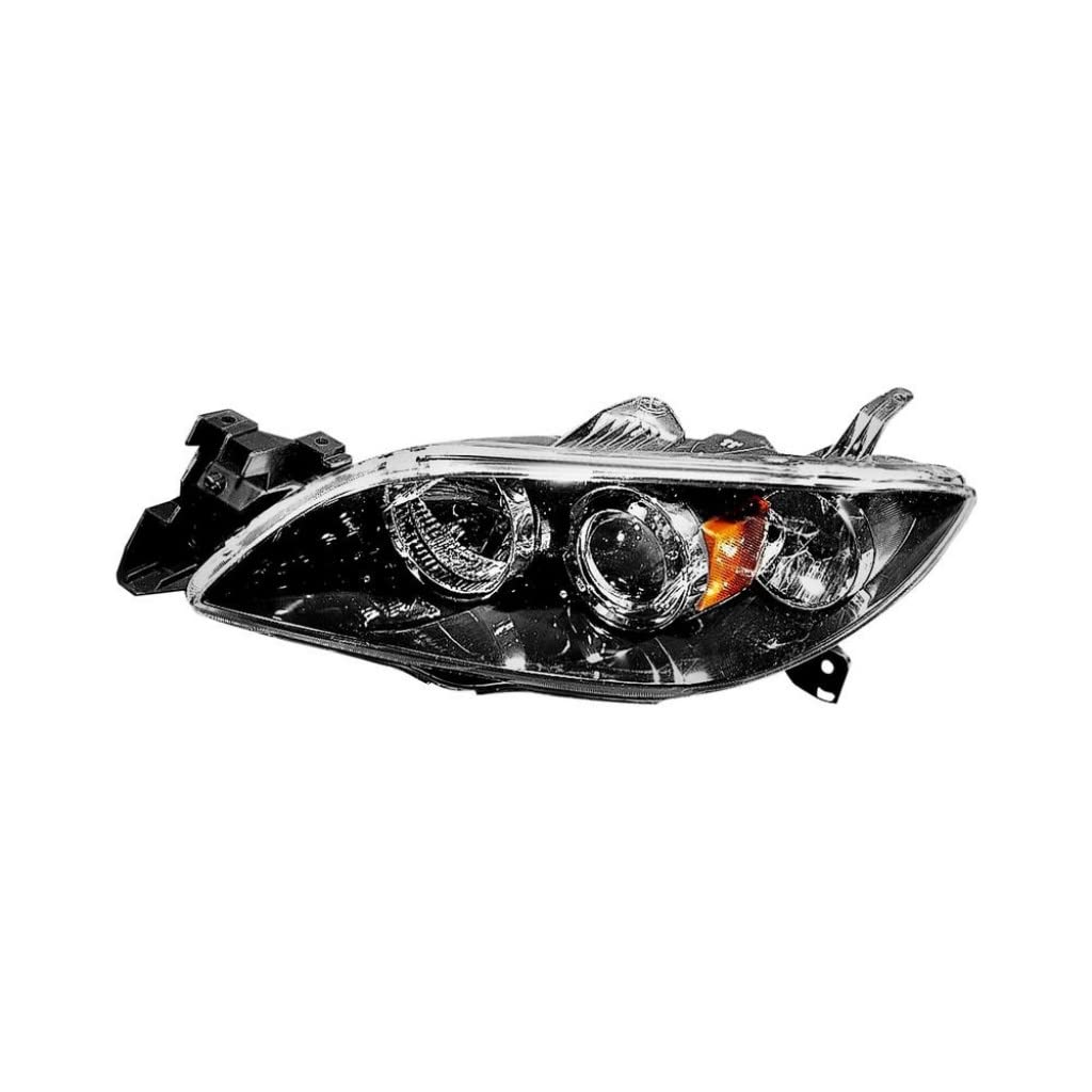 2004-2009 Mazda 3 Sedan 4-Door Headlight Assembly Pair - Driver & Passenger Side | CAPA Certified | Compatible with BN8P510L0D, BN8P510K0D, MA2518108, MA2519108 | Perfect for Night Driving & Foggy Conditions