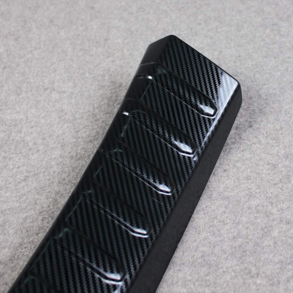 Beautost Carbon Fiber Rear Bumper Sill Plate Guard Cover for Toyota RAV4 2019-2025 - Interior Protection & Style Upgrade for Daily Commute & Road Trips