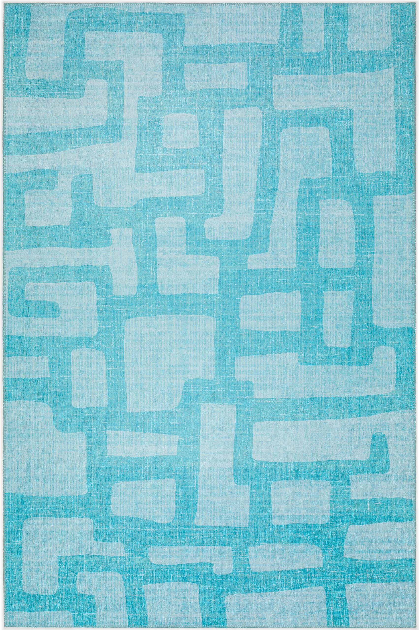 Addison Rugs Yuma AYU34 8' x 10' Turquoise Area Rug - Soft Modern Boho Rug for Living Room, Bedroom & Home Decor