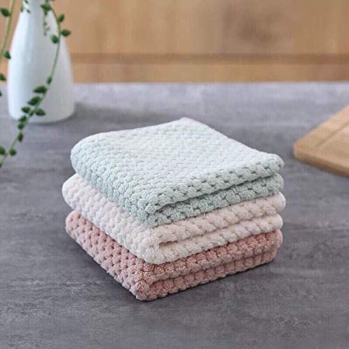 STORE77 CONNECTWIDE 3-Pack Microfiber Face Towels with Floral Design - Ultra Soft, Quick Dry, Multipurpose Cleaning Towels for Exfoliating | Highly Absorbent for Hands, Gym, Spa | Perfect for Travel, Yoga & Skincare Routine