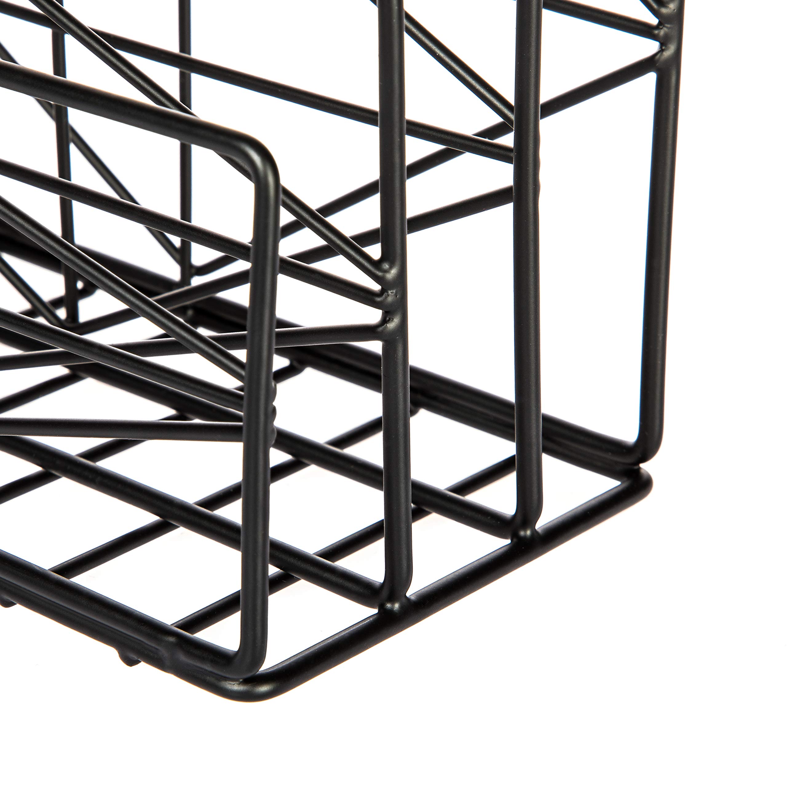 3-Slot Letter Organizer for Office Desk - Home Zone Living File Holder | Perfect for Mail, Bills & Documents Organization