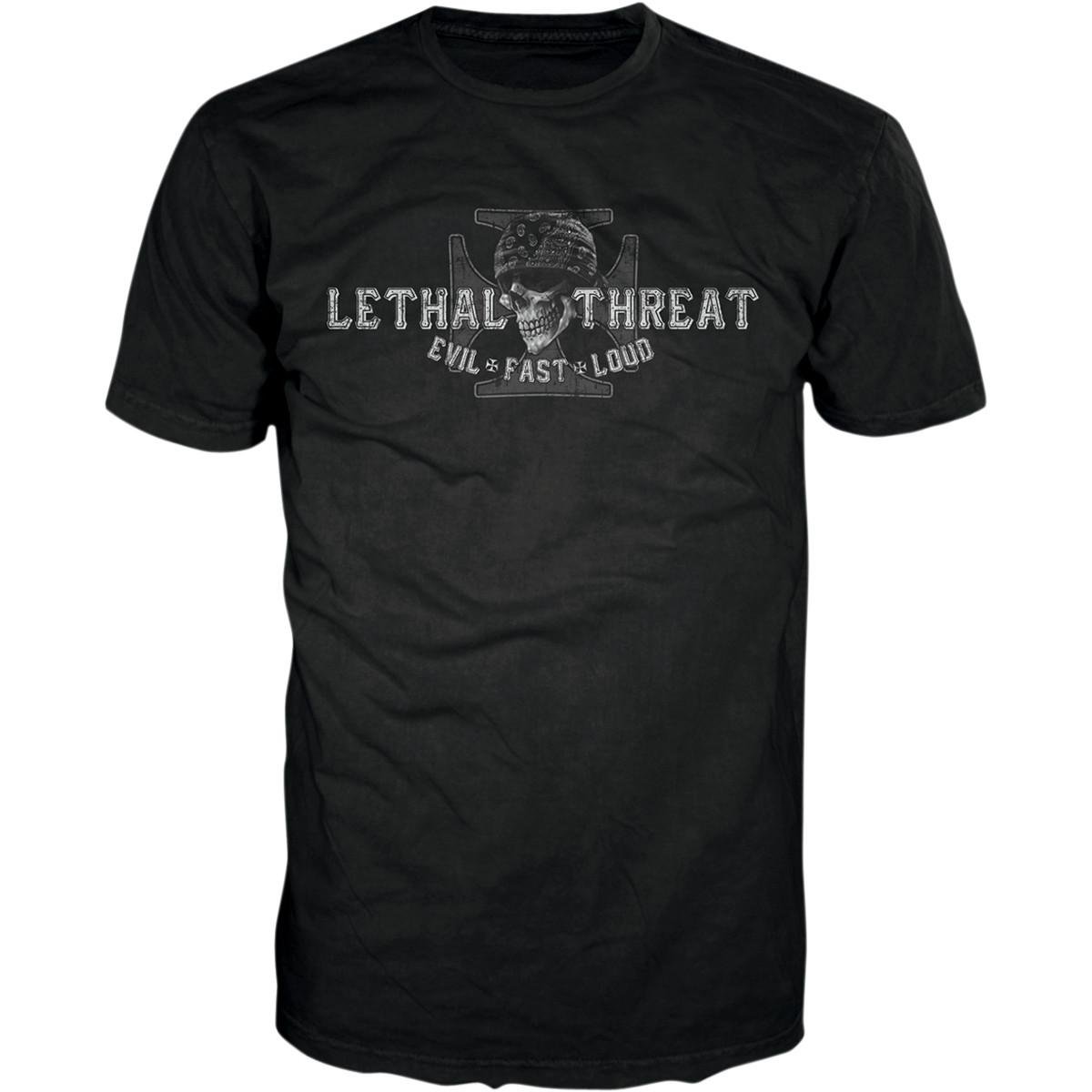 LT20156XXL Men's Biker from Hell T-Shirt - Black XXX-Large Size | Heavyweight Cotton Motorcycle Tee for Bikers & Rock Fans | Perfect for Riding, Concerts & Casual Wear