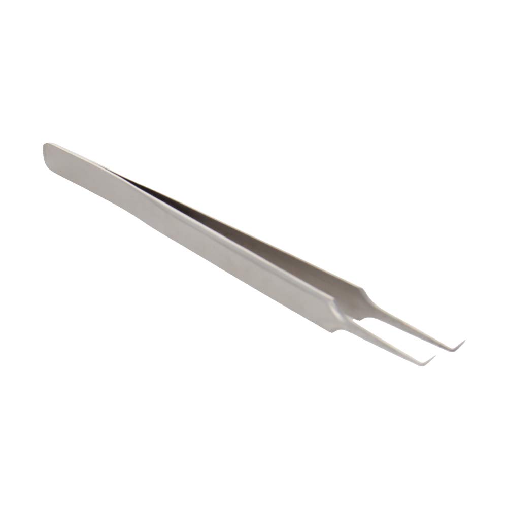 Precision Stainless Steel Tweezers Set - Anti Static, Non-Magnetic, Curved Pointed Tips for Electronics Repair, Jewelry Making, Lab Work & Detailed Crafts (2-Pack with Transparent Packaging) - Perfect for Watch Repair, PCB Assembly & Eyebrow Grooming