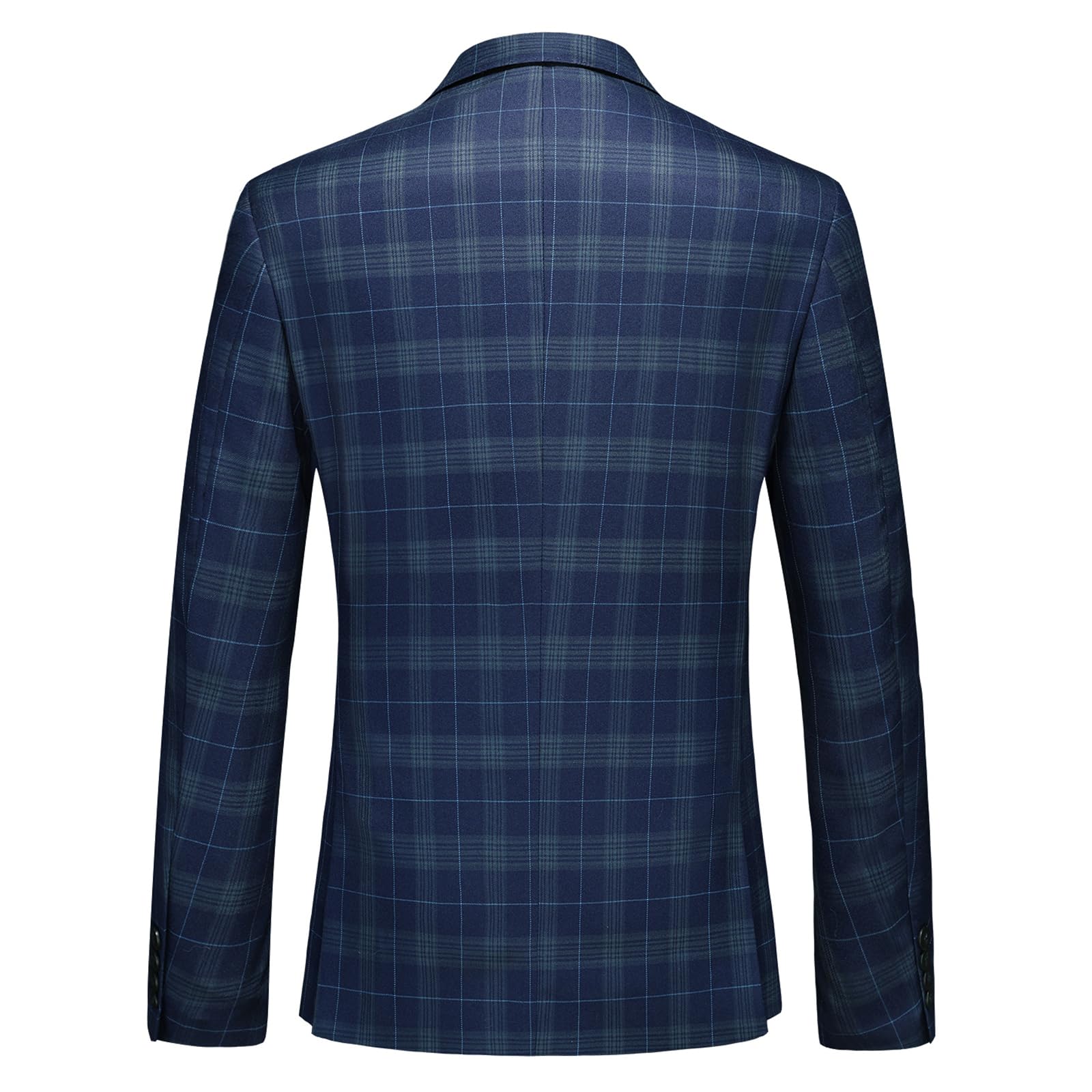 Men's Slim Fit Lightweight Plaid Blazer Jacket - Casual Checkered Sport Coat for Business & Wedding - Perfect for Office, Date Night & Formal Events