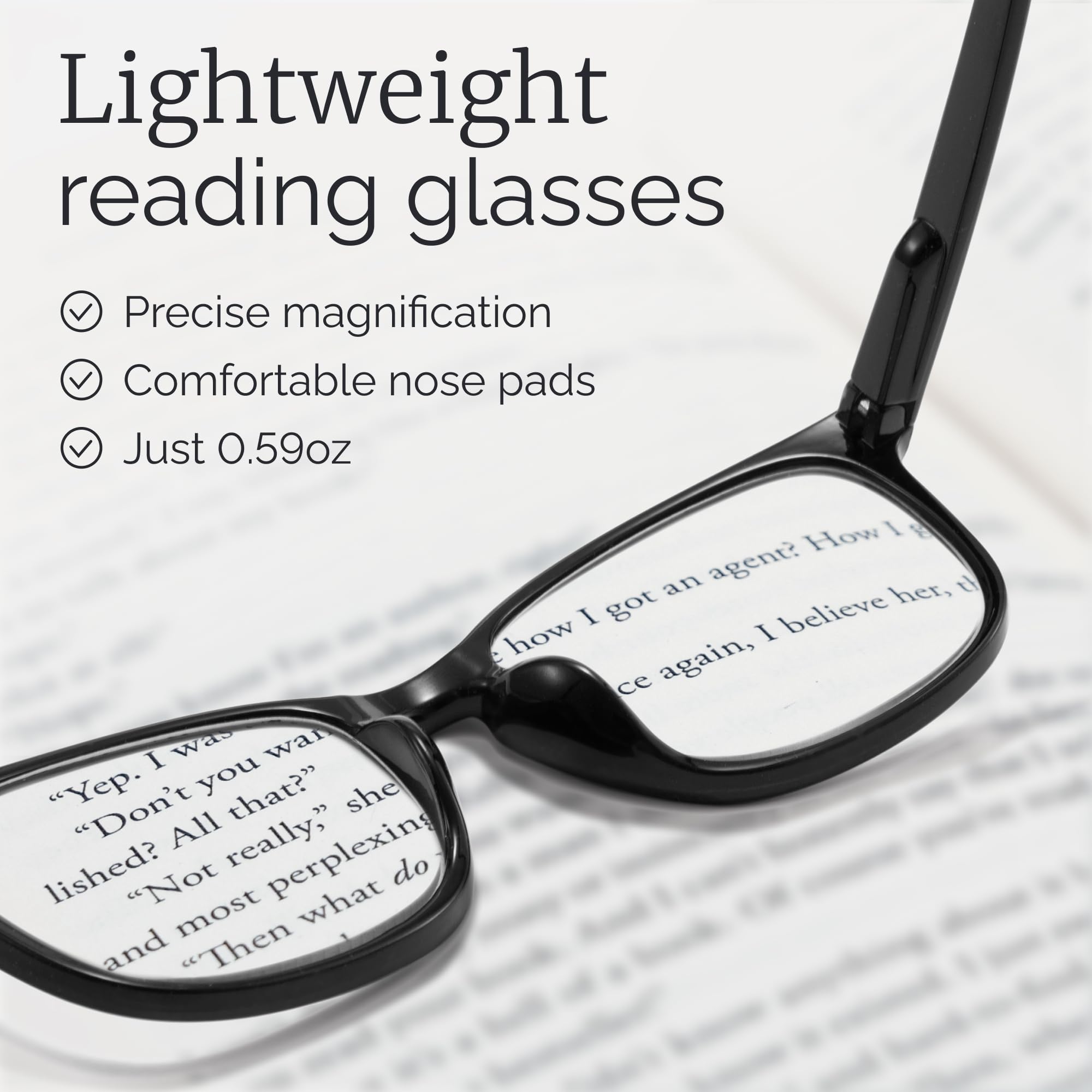 CCVOO Blue Light Blocking Reading Glasses for Women & Men - Anti-Eyestrain Computer Glasses with UV Protection - Perfect for Office Work, Gaming & Screen Time