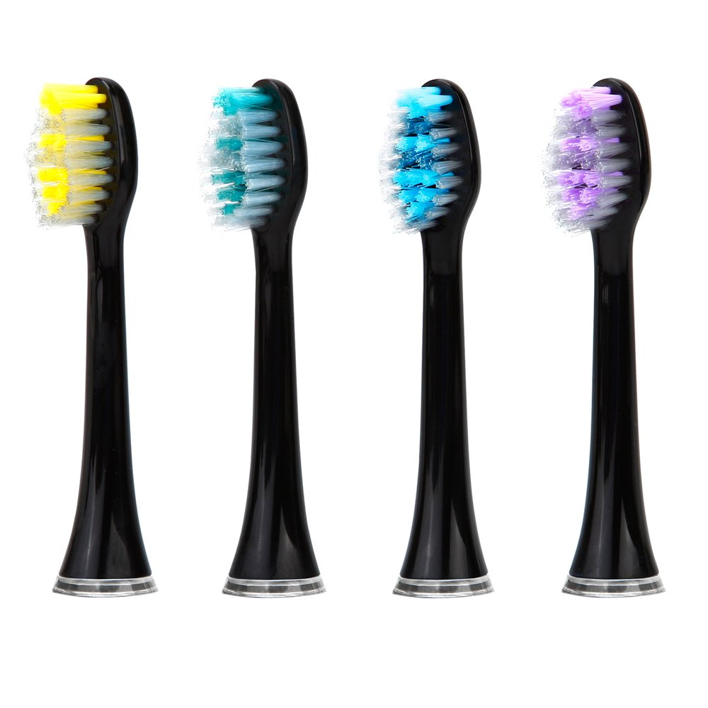 Pyle Wave Rechargeable Electric Toothbrush with 3 Cleaning Modes, UV Sanitizing Light, 2-Minute Timer, 2 Brush Heads & Charging Dock - Perfect for Kids, Teens & Adults - Ideal for Home, Travel & Daily Oral Care