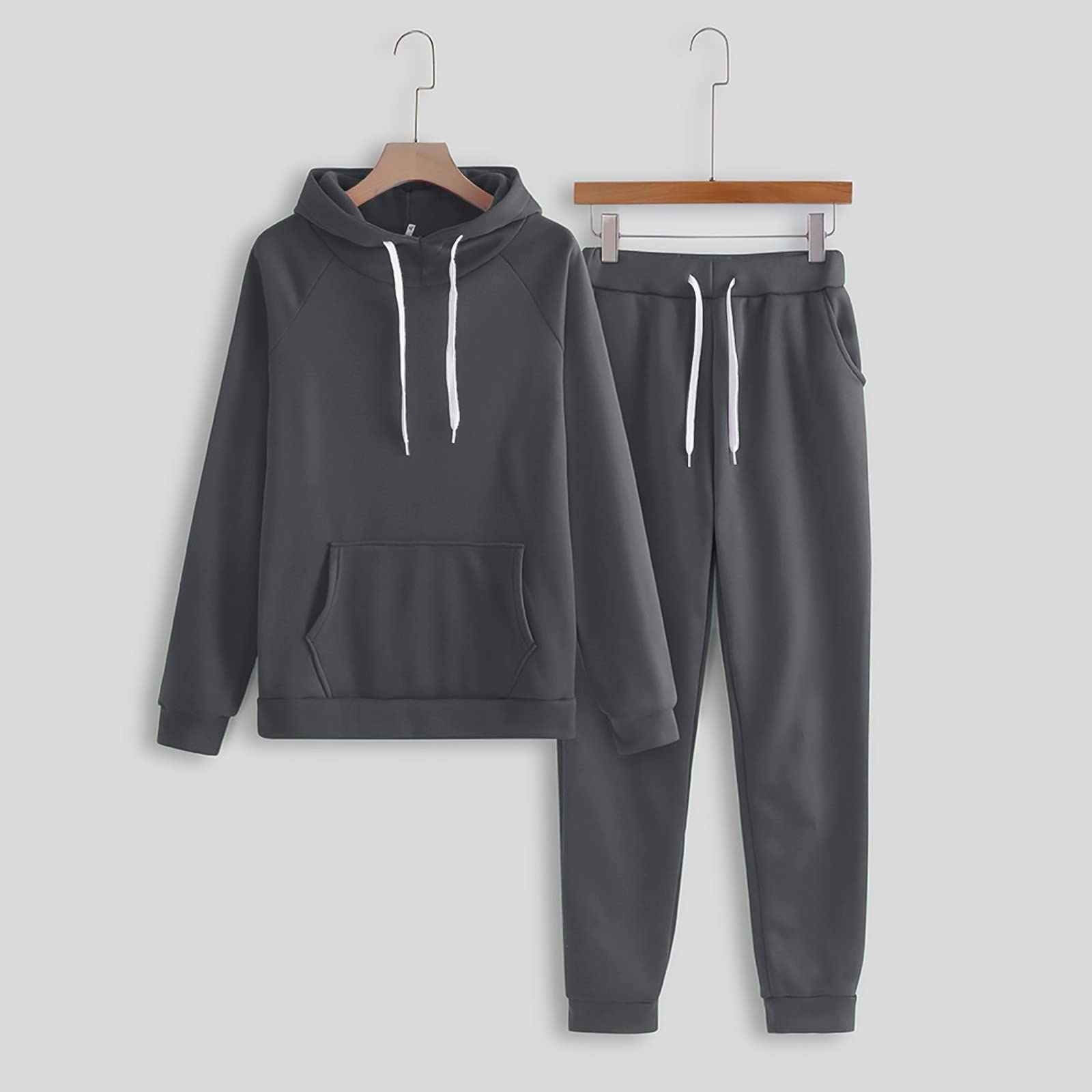 Women's Zip-Up Sweatshirt & Pants Lounge Set - Soft Casual Long Sleeve Sweatshirt & Joggers Outfit - Cozy Matching Loungewear for Home, Yoga & Relaxation
