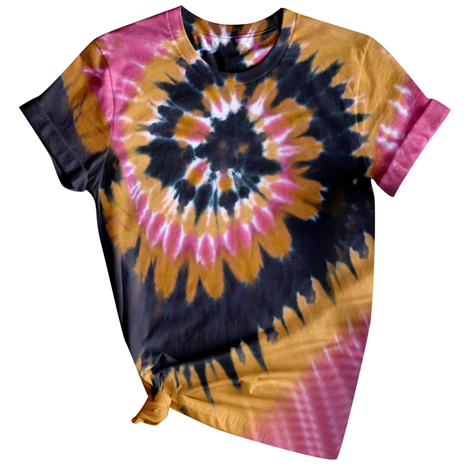 Women's Short Sleeve T-Shirts - Soft Cotton O-Neck Loose Fit Casual Summer Tops - Perfect for Beach, Travel & Everyday Wear