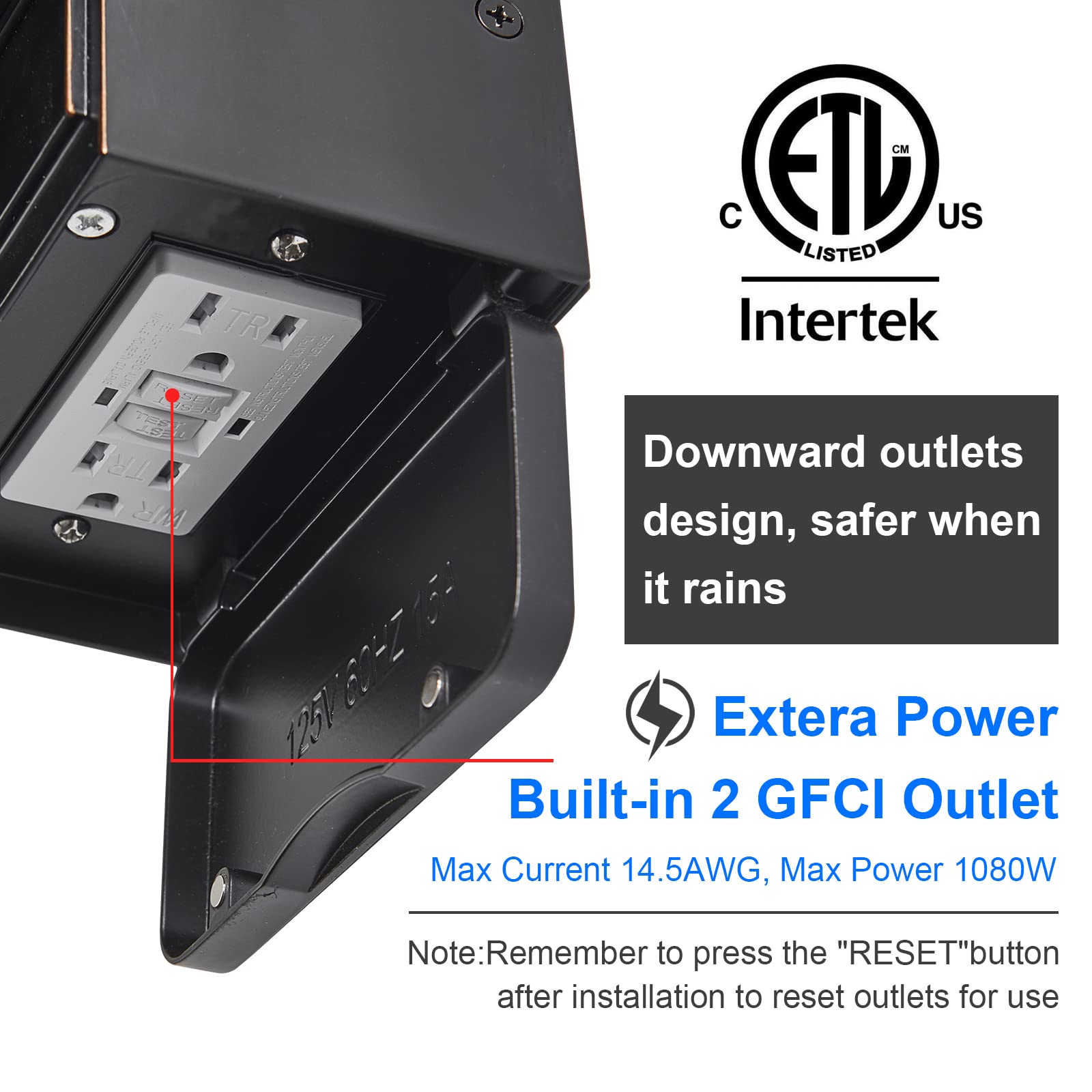 Dusk to Dawn Motion Sensor Outdoor Porch Lights with GFCI Outlet - 3 Light Modes, Waterproof Exterior Wall Sconces for House, Patio, Garage (2 Pack) - Perfect for Home Security & Nighttime Illumination