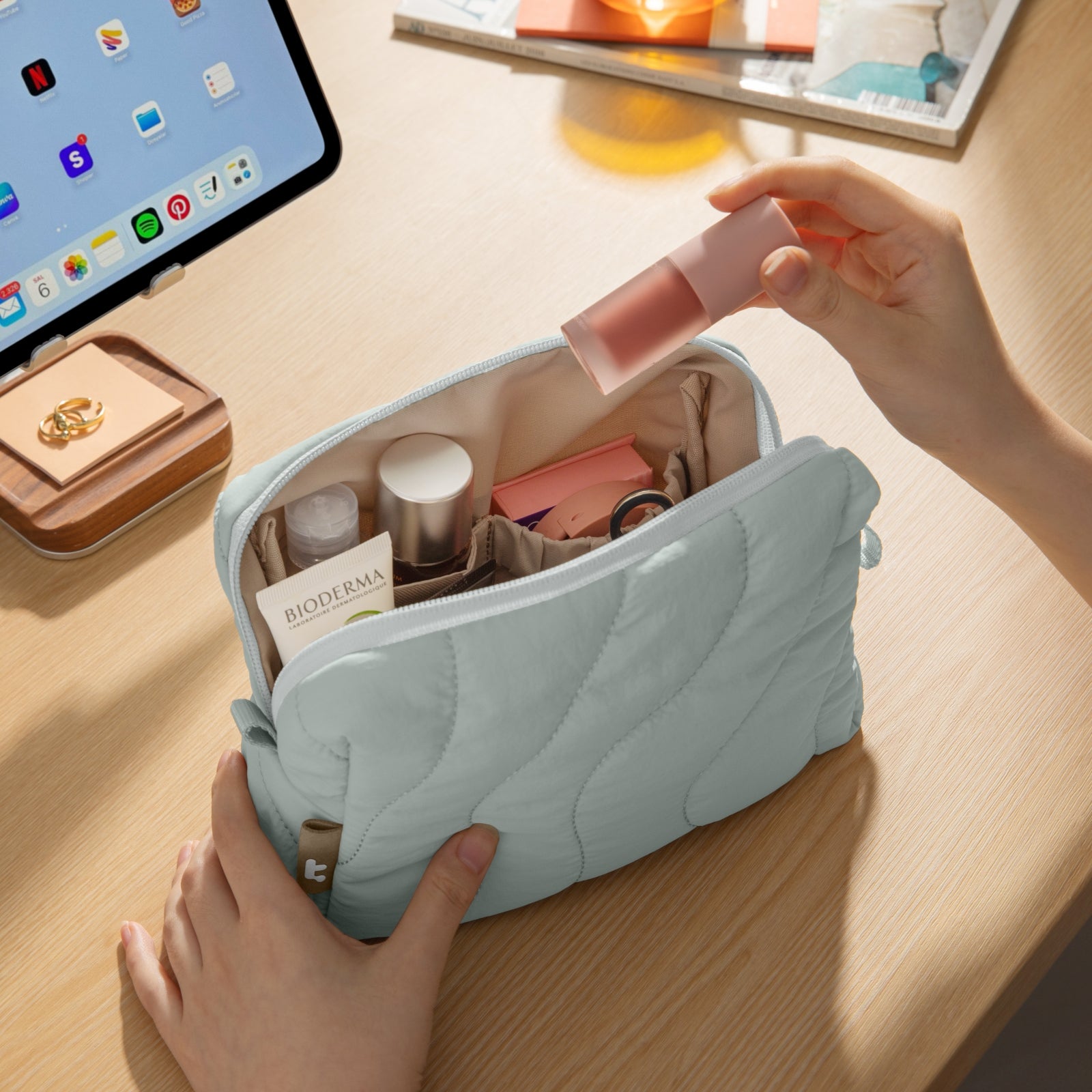 Terra A27 Portable Pouch - Lightweight & Durable Travel Organizer for Toiletries, Cosmetics & Essentials | Perfect for Camping, Gym & Everyday Carry