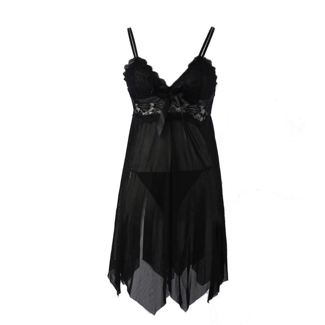 Vedolay Women's Sexy Lingerie Set - Lace Underwear, G-String & Sleepwear Night Dress for Date Night, Boudoir & Special Occasions