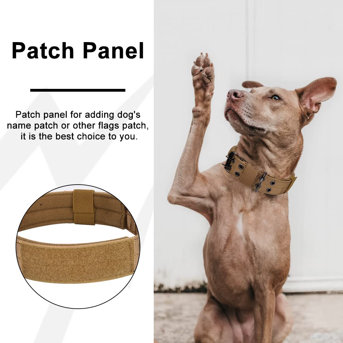 Heavy Duty Tactical Dog Collar 1.5