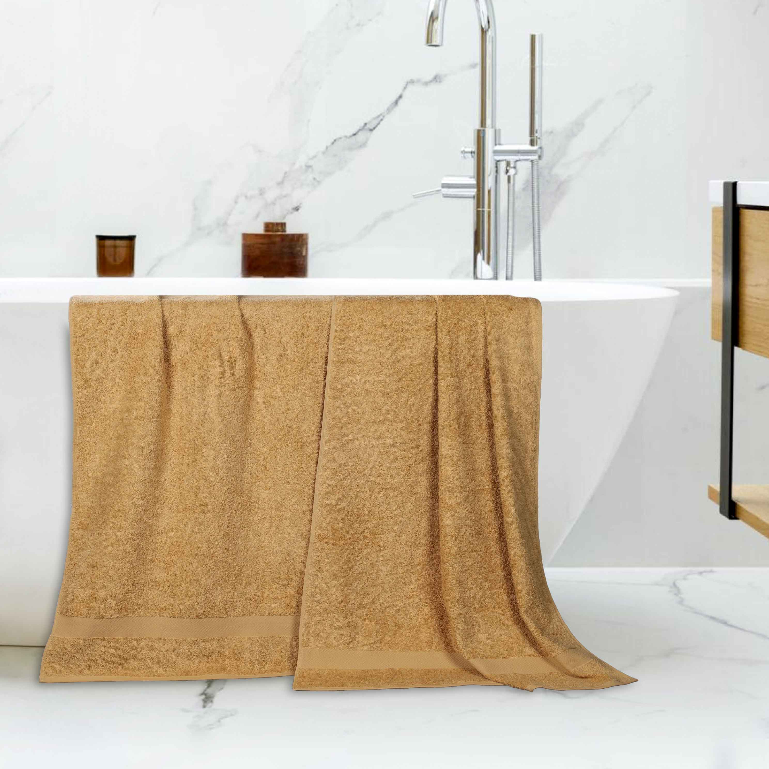 Franklin Eco-Friendly Organic Cotton 2-Piece Bath Sheet Set | Ultra Soft & Absorbent Towels for Spa, Beach & Luxury Bathroom Use