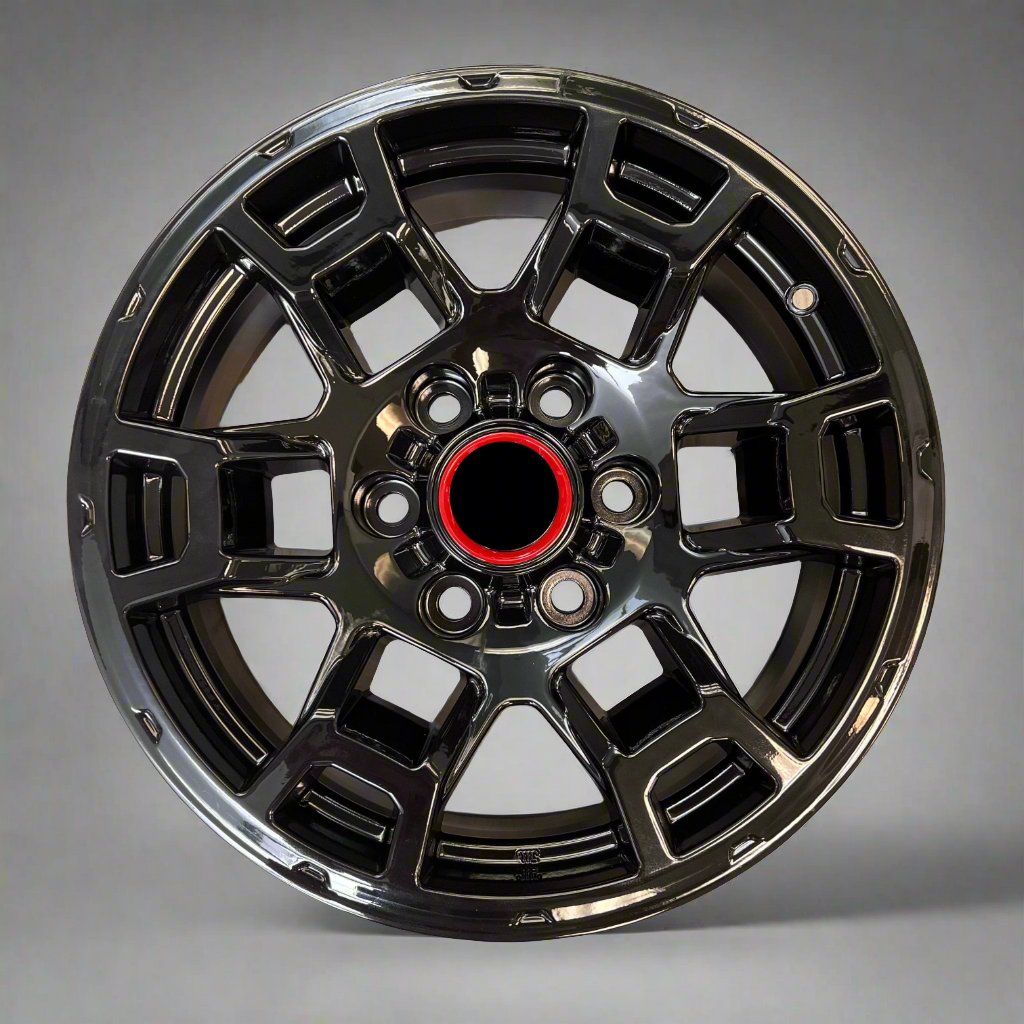 2021 Black Pro Style 17-Inch Wheels for Toyota Tacoma, 4Runner, FJ Cruiser, Sequoia & Land Cruiser - Off-Road & Street Performance Upgrade