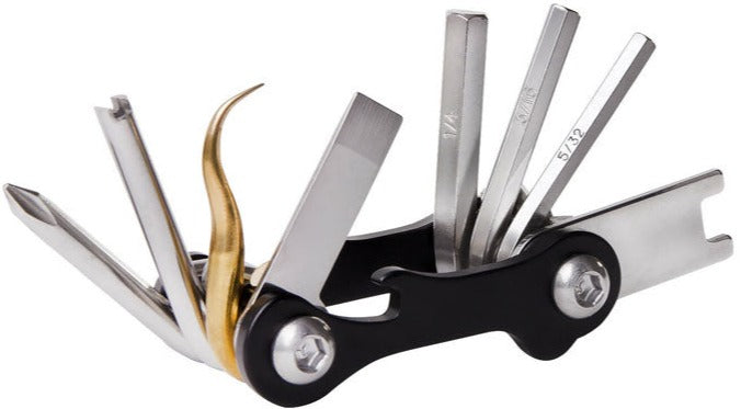 Aquatec Scuba Mini Multi Tool - 8-in-1 Folding Compact Dive Gear for Underwater Adventures, Camping & Emergency Use
