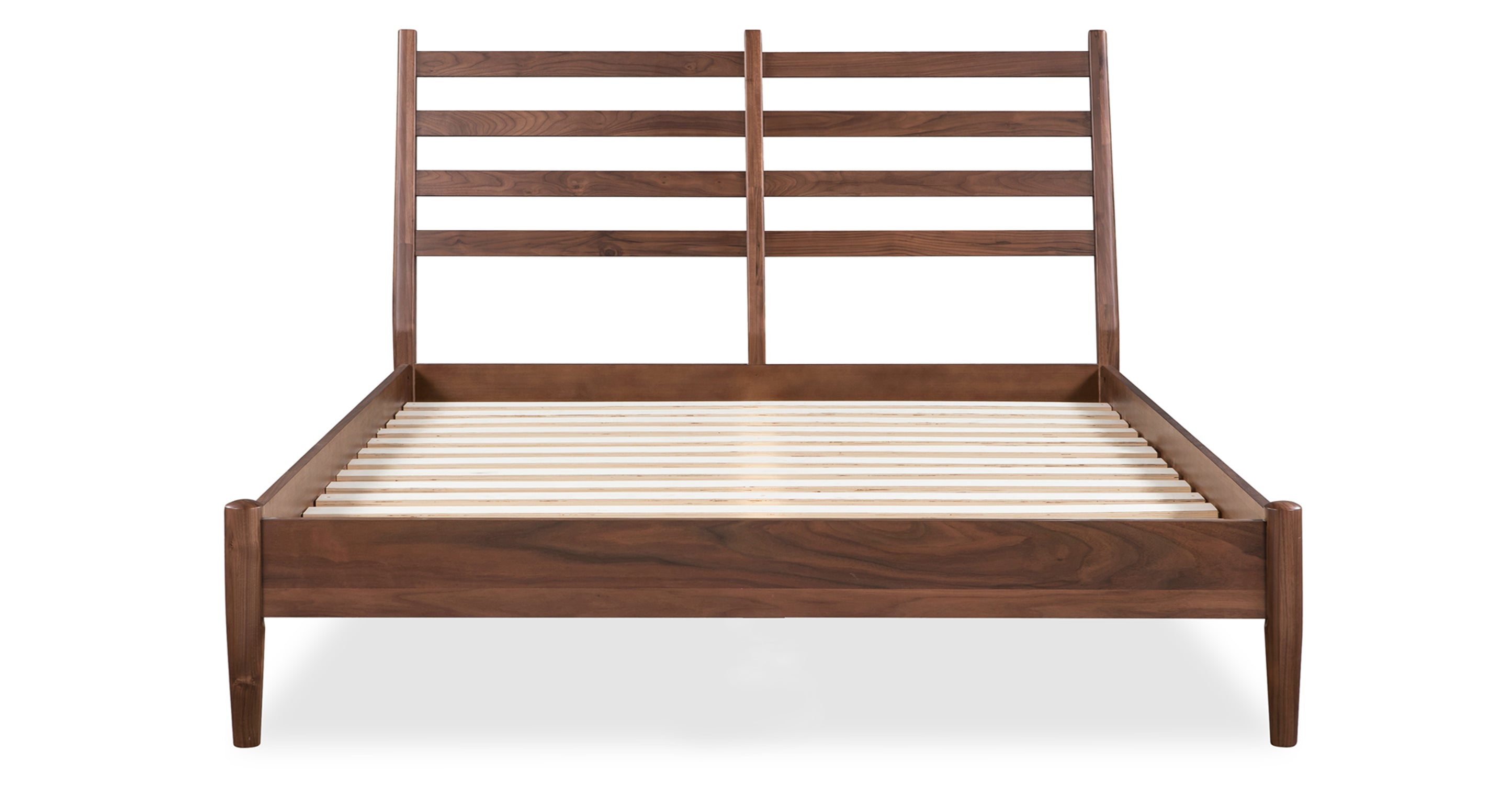 Truro Queen Size Bed Frame - Sturdy Metal Platform Bed with Wooden Slats, Noise-Free Support for Master Bedroom, Guest Room, or Dorm Use