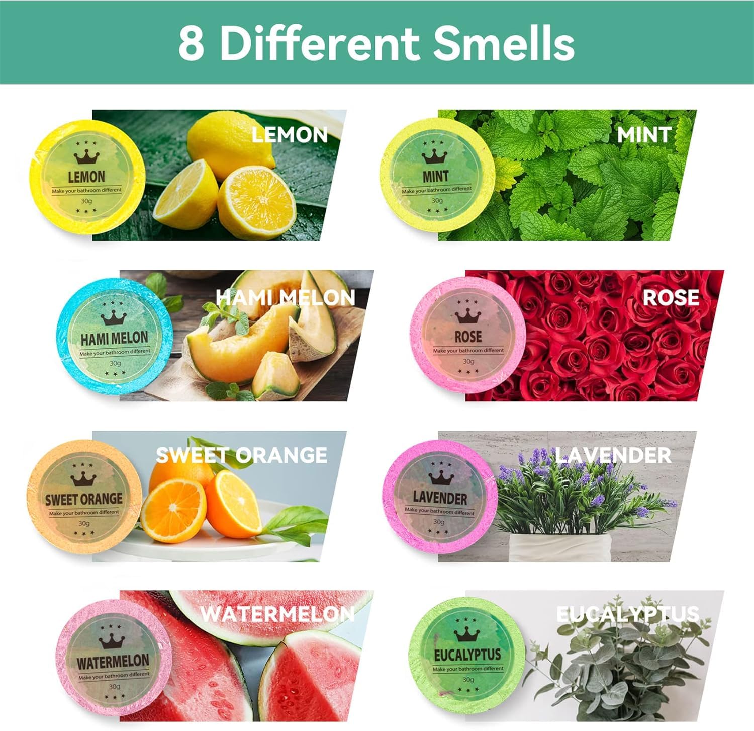 Aromatherapy Shower Steamers - 8 Pack Essential Oil Scented Bath Tablets for Relaxation | Self Care Gifts for Women, Perfect for Sister Birthday, Wife Christmas Present & Stocking Stuffers | Enhance Your Shower Experience with Soothing Scents